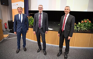 Bild von der Amtseinführung Herr Zieher als Direktor des LMZ