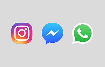 Logos Facebook Whatsapp Instagram