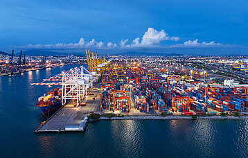 Container-Hafen