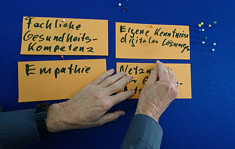 Ideen an einer Pinnwand Ideen an einer Pinnwand