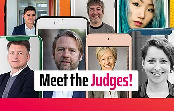 Bildcollage aus Portraits auf Smartphones