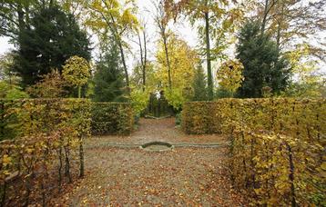 Schlossgarten Schwetzingen im Herbst.