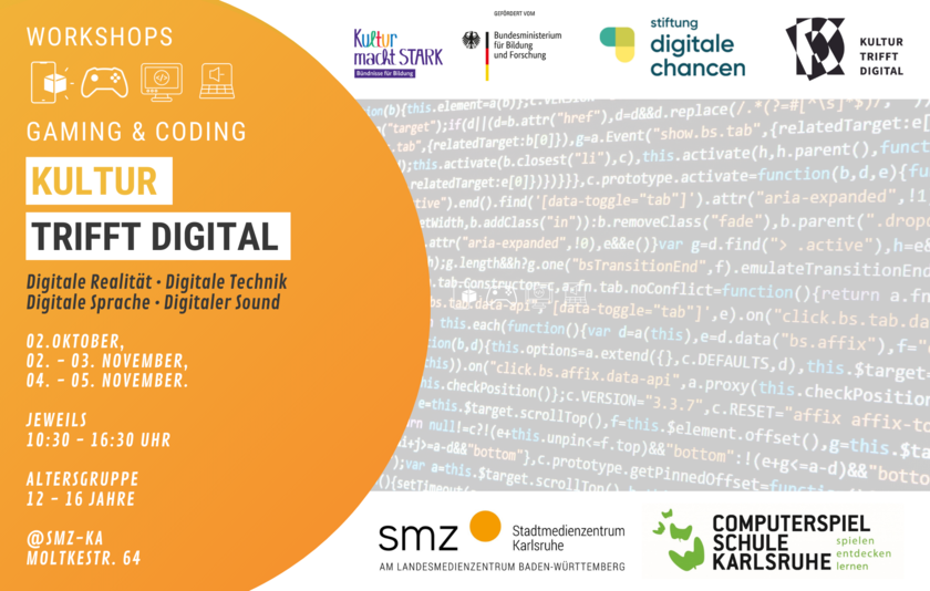 Das Bild zeigt den Titel der Veranstaltung und Logos der Veranstalter.