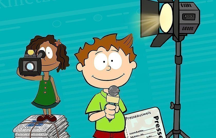 Comicfigur Knietzsche vom SWR, Planet Schule. Comicfigur Knietzsche vom SWR, Planet Schule.