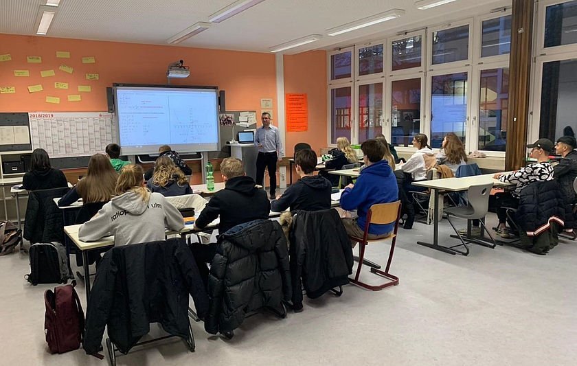 Unterricht an der Ulrich-von Ensingen-Gemeinschaftsschule in Ulm