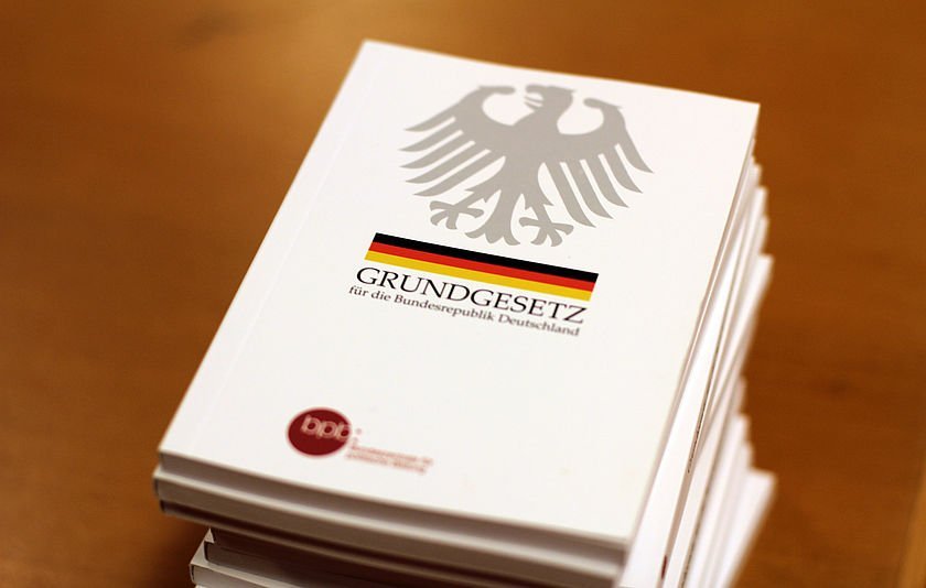 Titelseite des Grundgesetzes