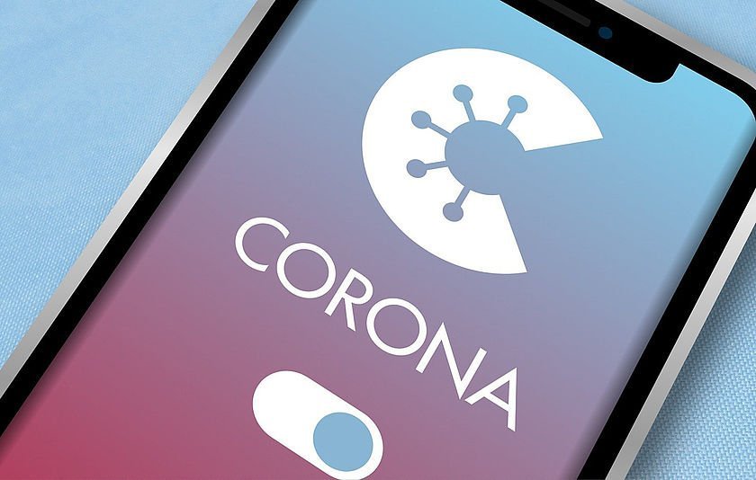 Corona-Warn-App auf einem Smartphone