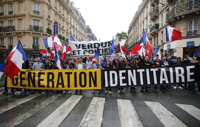 Demonstration der Identitären Bewegung Demonstration der Identitären Bewegung