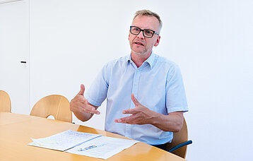 LMZ-Direktor Michael Zieher im Gespräch