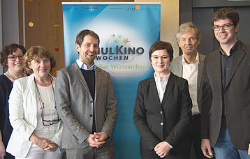 Gruppenbild anlässlich der Schulkinowoche