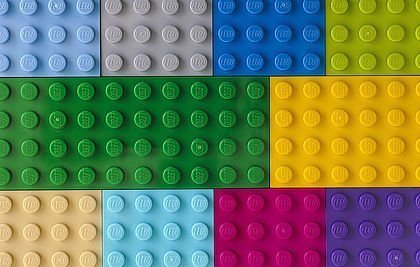 Bunte Lego Platten