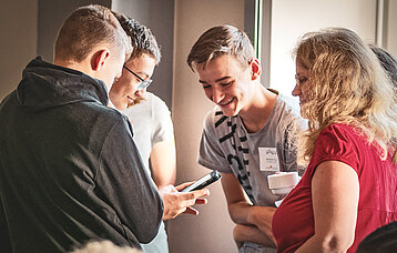 Teilnehmende beim SMEP-Tag 2018 in Karlsruhe