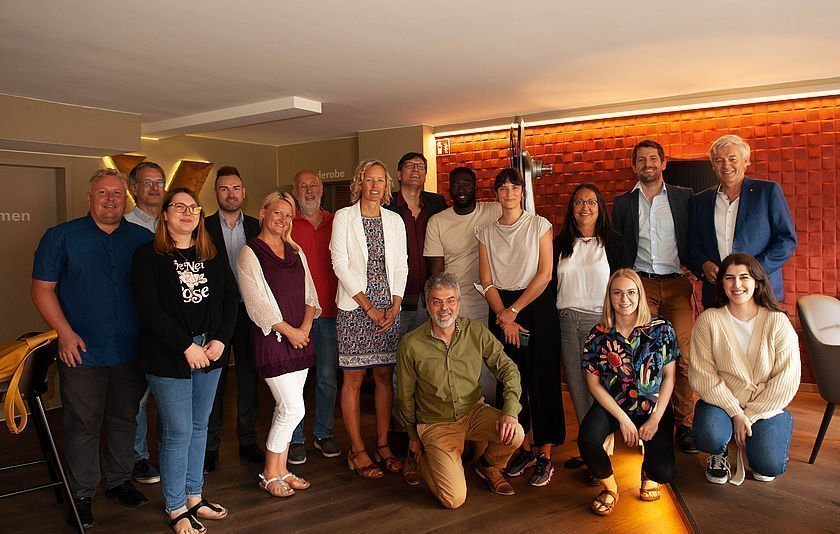 Gruppenbild im Kino Rex Pforzheim