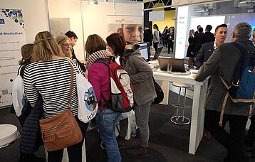 Beratungsstand bei der Learntec 2019