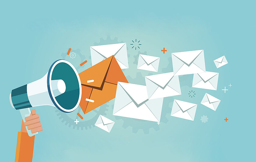 Bild SESAM Newsletter Grafik Briefe