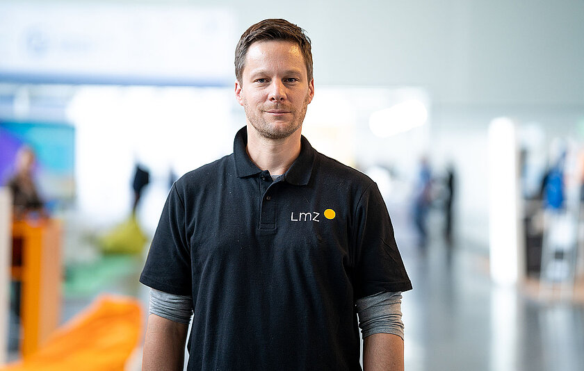 Daniel Enser, LMZ-Mitarbeiter im Support der paed.ML für Grundschulen