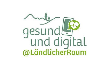 Logo von gesund und digital @LändlicherRaum