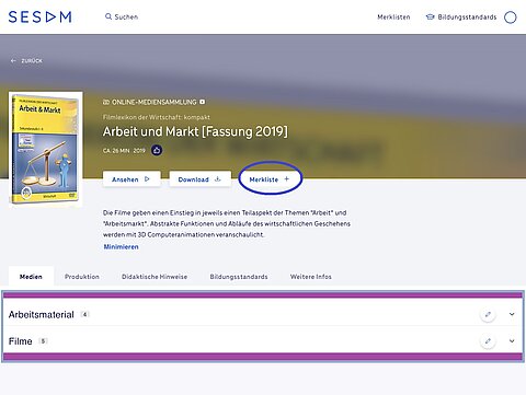 Screenshot eines Beitrages von SESAM in Moodle Screenshot eines Beitrages von SESAM in Moodle