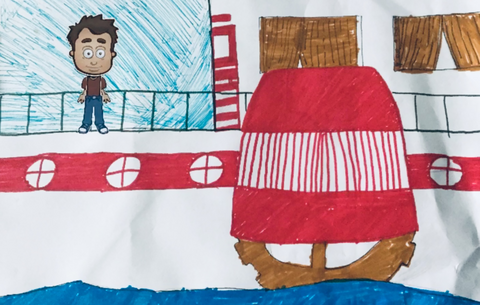 Schülerarbeit zum Werkstattbericht Der Knabe im Moor