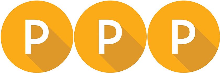 Grafik des Buchstabens P