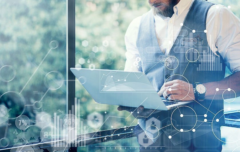 Mann am Notebook Mann am Notebook