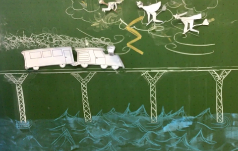 Schülerarbeit Die Brücke zum Tay zum Werkstattbericht Der Knabe im Moor