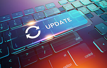 Update Funktion auf Computer-Tastatur