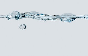 Wellenbewegung im Wasser