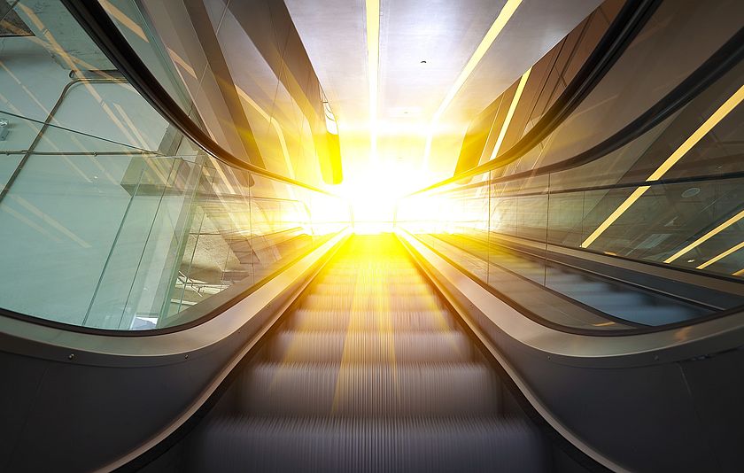 Rolltreppe nach oben Rolltreppe nach oben