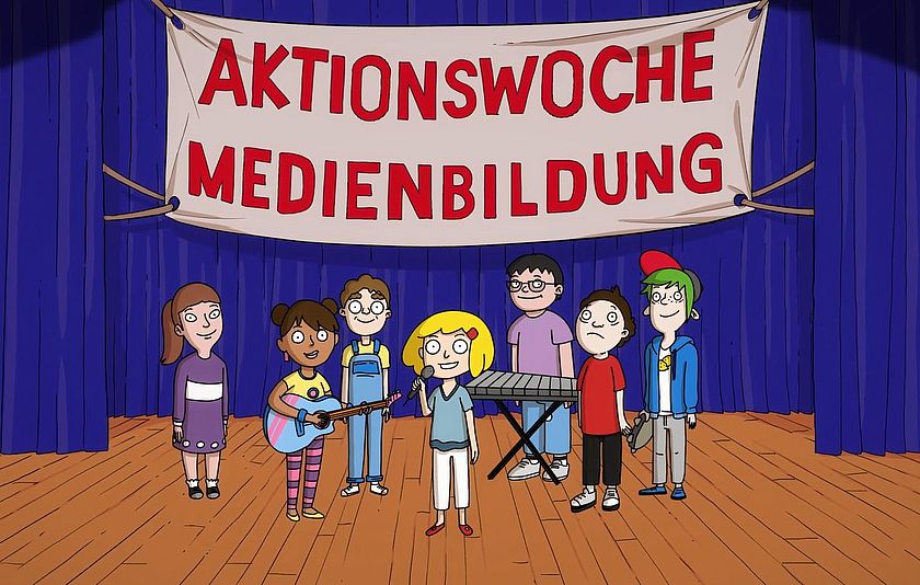 Illustration zur Aktionswoche Medienbildung 