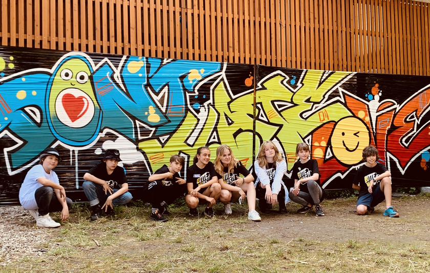 Graffiti gegen Fake & Hass