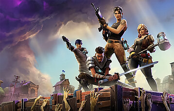 Screenshot aus dem Spiel Fortnite