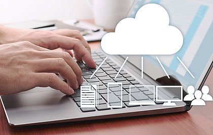 Cloud Computing und Dateien teilen.